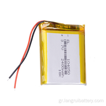 2600mAh 3.7V μπαταρία πολυμερούς λιθίου